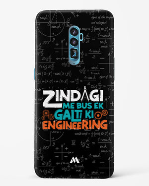 Zindagi Galti Engineering Hard Case Phone Cover-(Oppo)