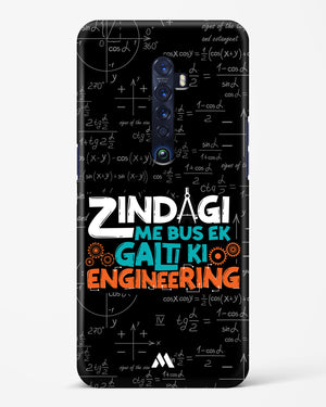 Zindagi Galti Engineering Hard Case Phone Cover-(Oppo)