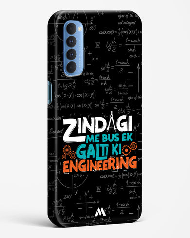 Zindagi Galti Engineering Hard Case Phone Cover-(Oppo)