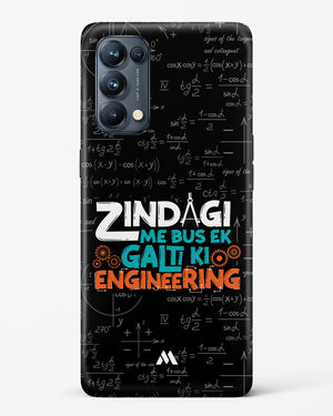 Zindagi Galti Engineering Hard Case Phone Cover-(Oppo)