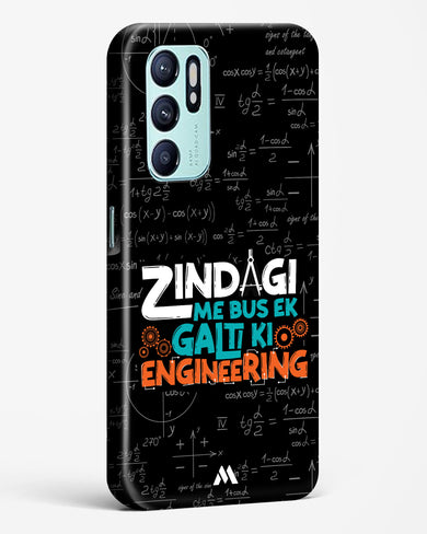 Zindagi Galti Engineering Hard Case Phone Cover-(Oppo)