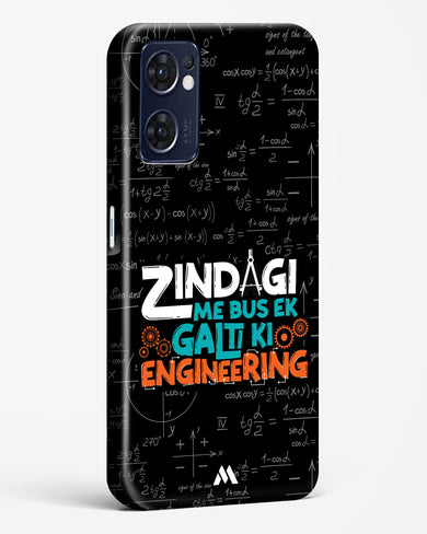 Zindagi Galti Engineering Hard Case Phone Cover (Oppo)