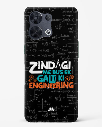 Zindagi Galti Engineering Hard Case Phone Cover (Oppo)