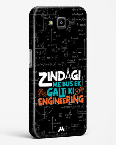 Zindagi Galti Engineering Hard Case Phone Cover-(Samsung)