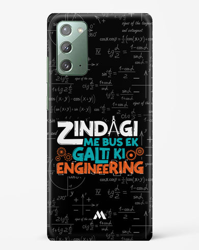 Zindagi Galti Engineering Hard Case Phone Cover-(Samsung)