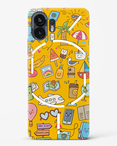 Vintage Travel Hard Case Phone Cover (Nothing)