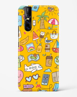 Vintage Travel Hard Case Phone Cover (Vivo)