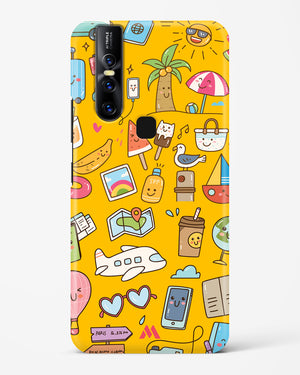 Vintage Travel Hard Case Phone Cover (Vivo)