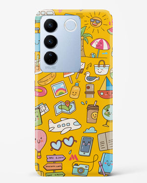 Vintage Travel Hard Case Phone Cover (Vivo)