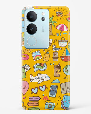 Vintage Travel Hard Case Phone Cover (Vivo)