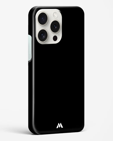 The All Black Hard Case Phone Cover-(Apple)