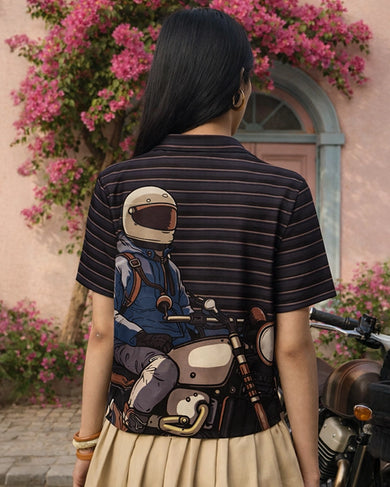 Midnight Rider Unisex Linen Shirt