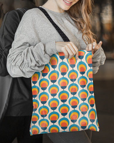 Groovy Blooms Tote Bag