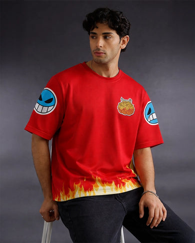 Blaze of Ace Oversized-T-Shirt