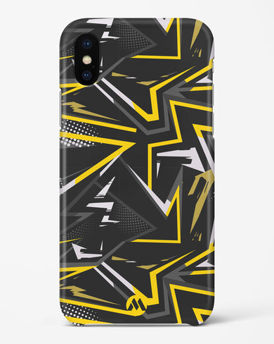 Triangular Abstraction Hard Case Phone Cover-(Apple)