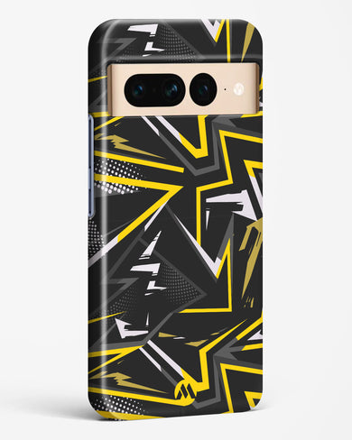 Triangular Abstraction Hard Case Phone Cover-(Google)