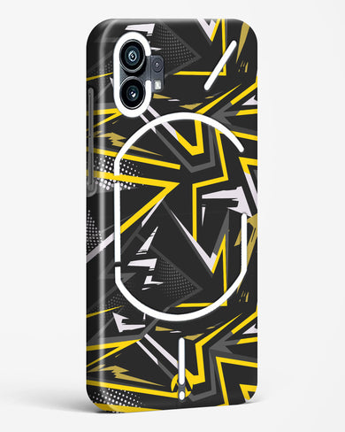 Triangular Abstraction Hard Case Phone Cover-(Nothing)