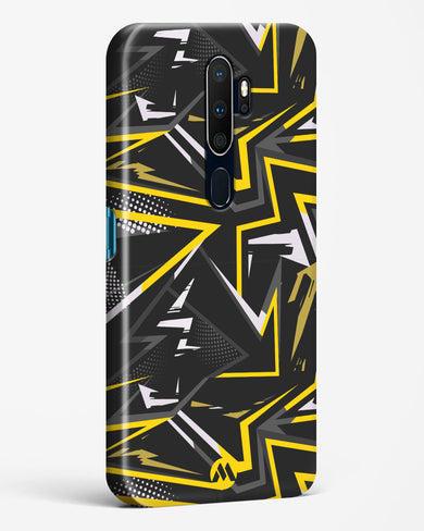 Triangular Abstraction Hard Case Phone Cover-(Oppo)