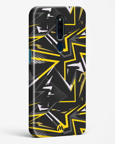 Triangular Abstraction Hard Case Phone Cover-(Oppo)