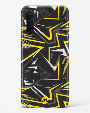 Triangular Abstraction Hard Case Phone Cover-(Oppo)