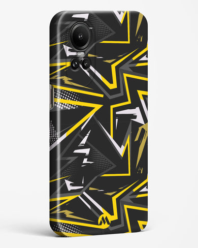 Triangular Abstraction Hard Case Phone Cover-(Oppo)