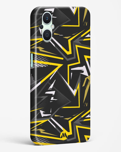 Triangular Abstraction Hard Case Phone Cover-(Oppo)