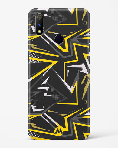 Triangular Abstraction Hard Case Phone Cover-(Realme)