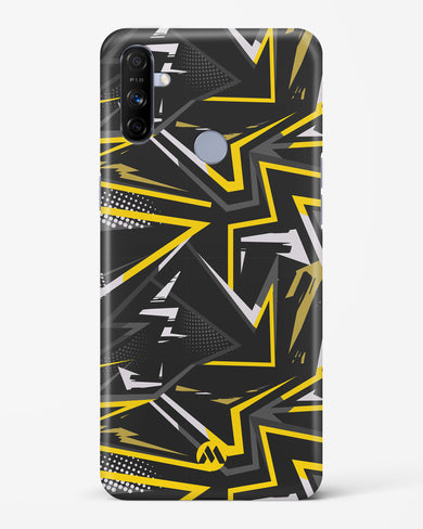 Triangular Abstraction Hard Case Phone Cover-(Realme)