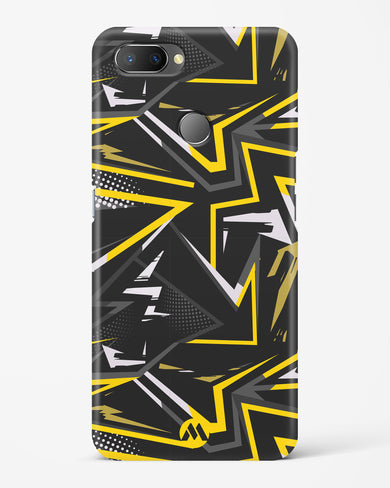 Triangular Abstraction Hard Case Phone Cover-(Realme)