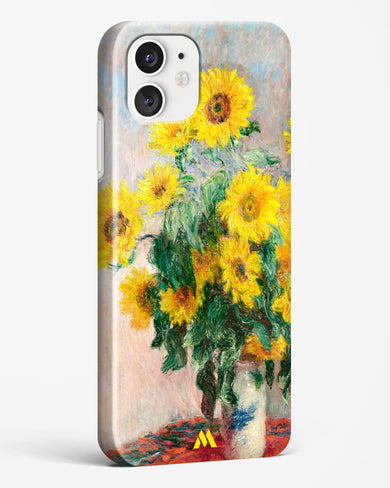 Bouquet of Sunflowers [Claude Monet] Hard Case Phone Cover-(Apple)