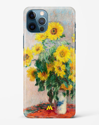 Bouquet of Sunflowers [Claude Monet] Hard Case Phone Cover-(Apple)