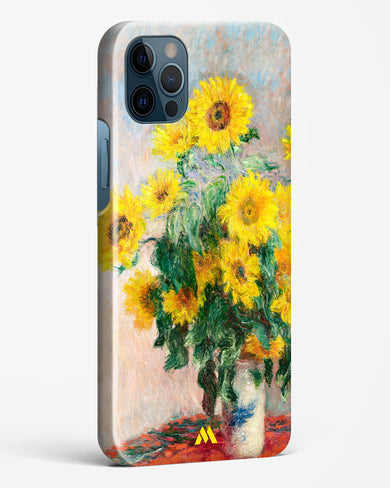Bouquet of Sunflowers [Claude Monet] Hard Case Phone Cover-(Apple)