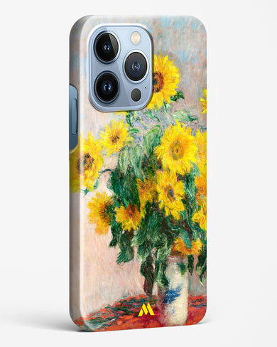 Bouquet of Sunflowers [Claude Monet] Hard Case Phone Cover-(Apple)