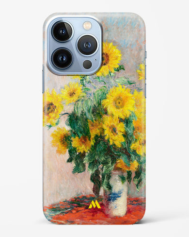 Bouquet of Sunflowers [Claude Monet] Hard Case Phone Cover-(Apple)