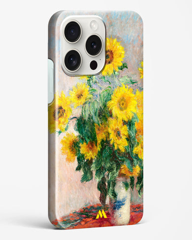 Bouquet of Sunflowers [Claude Monet] Hard Case Phone Cover-(Apple)