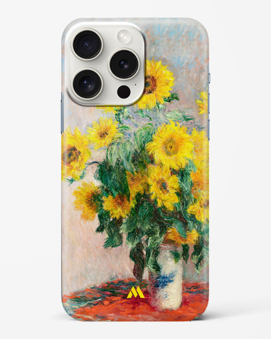 Bouquet of Sunflowers [Claude Monet] Hard Case Phone Cover-(Apple)