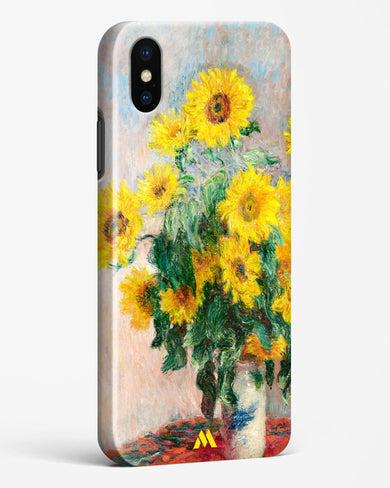 Bouquet of Sunflowers [Claude Monet] Hard Case Phone Cover-(Apple)