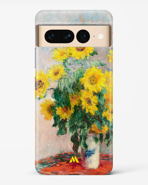 Bouquet of Sunflowers [Claude Monet] Hard Case Phone Cover-(Google)