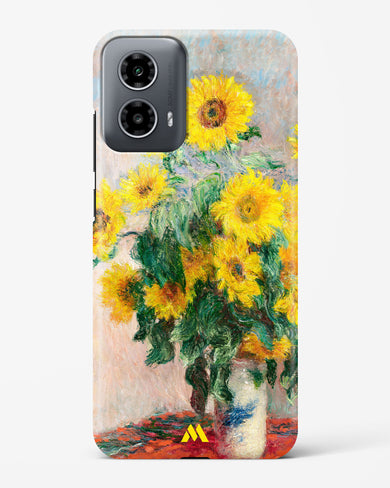 Bouquet of Sunflowers [Claude Monet] Hard Case Phone Cover (Motorola)