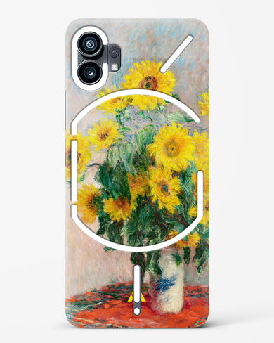 Bouquet of Sunflowers [Claude Monet] Hard Case Phone Cover-(Nothing)