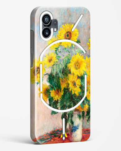 Bouquet of Sunflowers [Claude Monet] Hard Case Phone Cover-(Nothing)