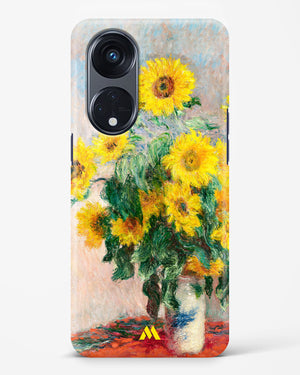 Bouquet of Sunflowers [Claude Monet] Hard Case Phone Cover-(Oppo)