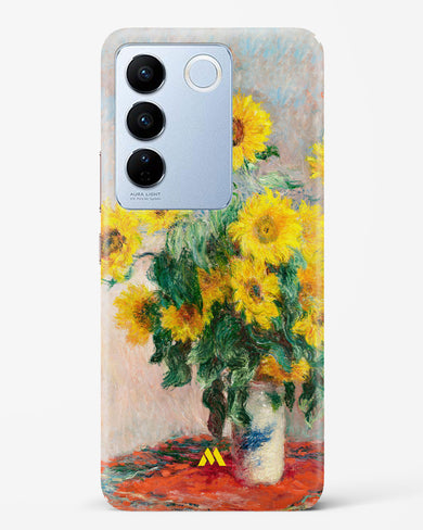 Bouquet of Sunflowers [Claude Monet] Hard Case Phone Cover-(Vivo)