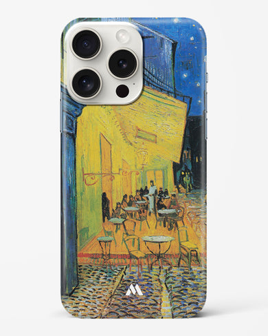 Cafe Terrace at Night [Van Gogh] Hard Case Phone Cover-(Apple)