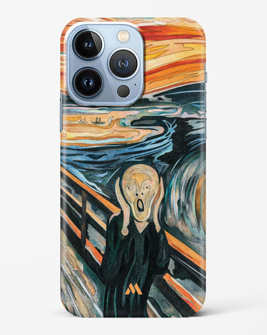The Scream in Technicolor [Edvard Munch] Hard Case Phone Cover (Apple)