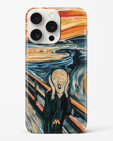 The Scream in Technicolor [Edvard Munch] Hard Case Phone Cover (Apple)