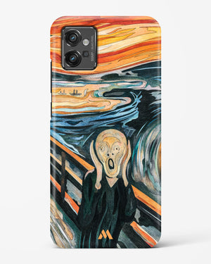 The Scream in Technicolor [Edvard Munch] Hard Case Phone Cover (Motorola)