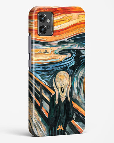 The Scream in Technicolor [Edvard Munch] Hard Case Phone Cover (Motorola)