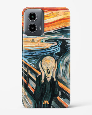 The Scream in Technicolor [Edvard Munch] Hard Case Phone Cover (Motorola)