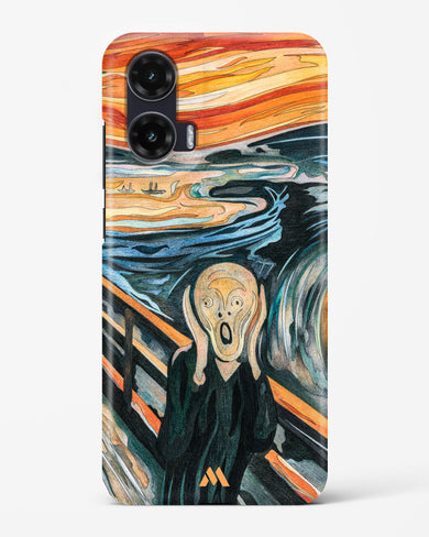 The Scream in Technicolor [Edvard Munch] Hard Case Phone Cover (Motorola)